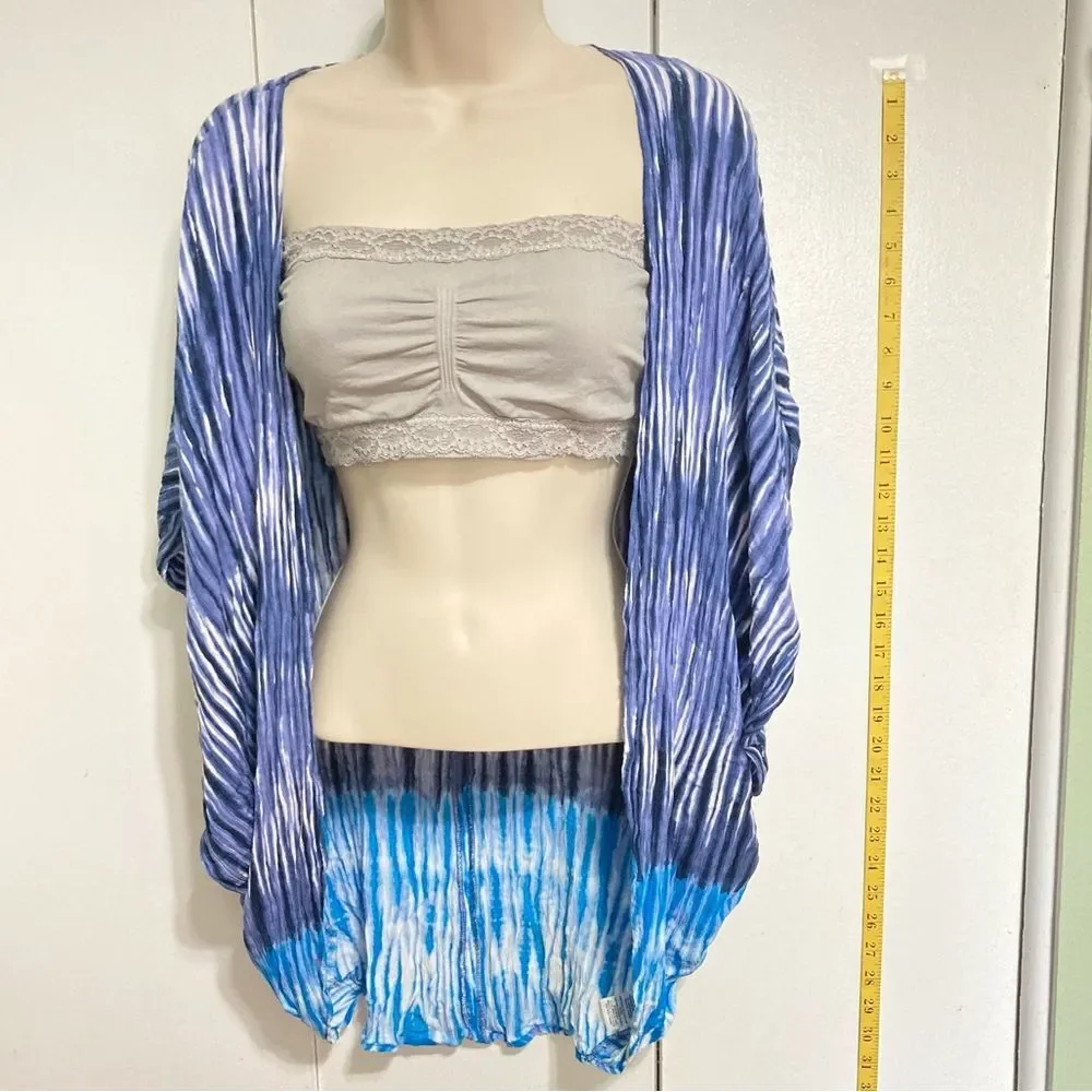 TOKYO DARLING Kimono Swim Cover Up Caftan Cardigan Tunic Jacket One Size